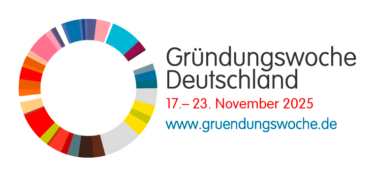 Logo Gründungswoche Deutschland 2025 Logo Gründungswoche Deutschland 2025